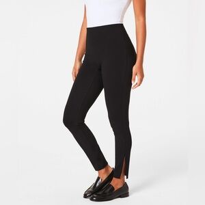 SPANXsupersmooth PerfectFit Ponte Zip Legging Black Large 21296Q Pants Petite